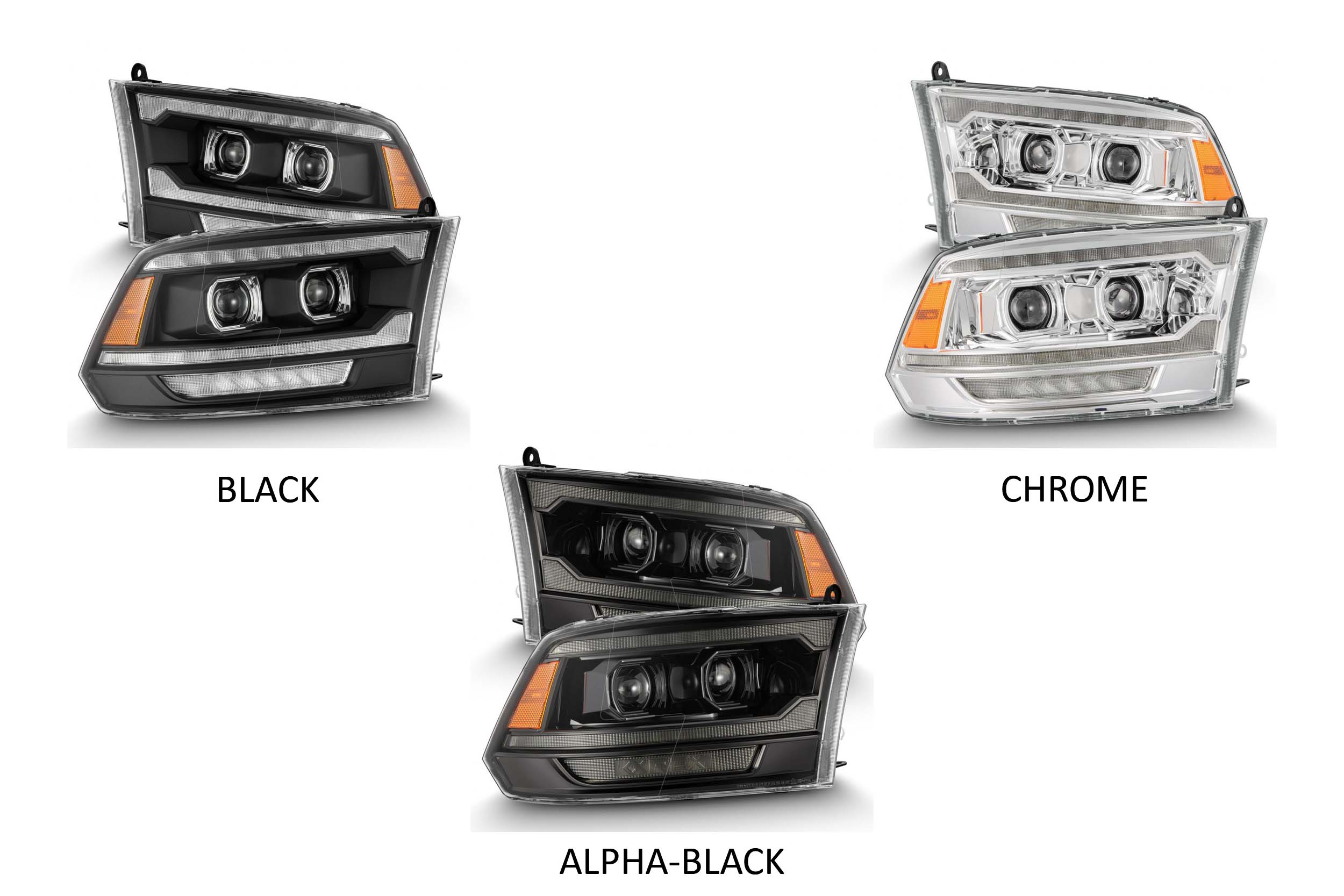 Dodge Ram (09-18): AlphaRex Pro Headlights | TRS 880561